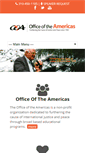 Mobile Screenshot of officeoftheamericas.org